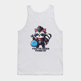 Punk Rock Raccoon Prank Tank Top